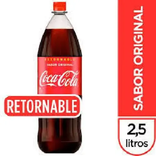 retornable coca cola 2.5l
